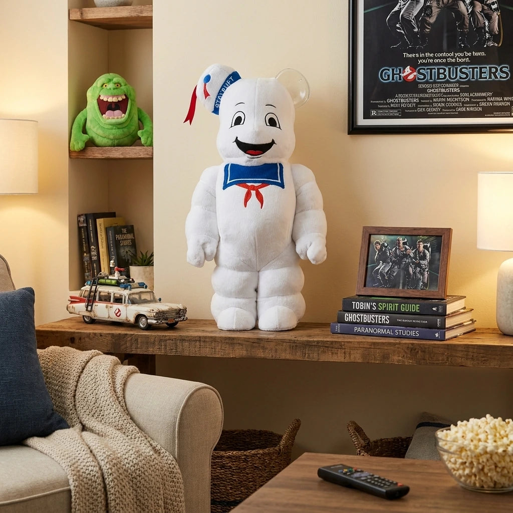 400% Bearbrick - Stay Puft Marshmallow Man (Costume Edition) | 400% Bearbrick - Stay Puft Marshmallow Man (Costume Edition) | Køb hos Bearbrick.dk