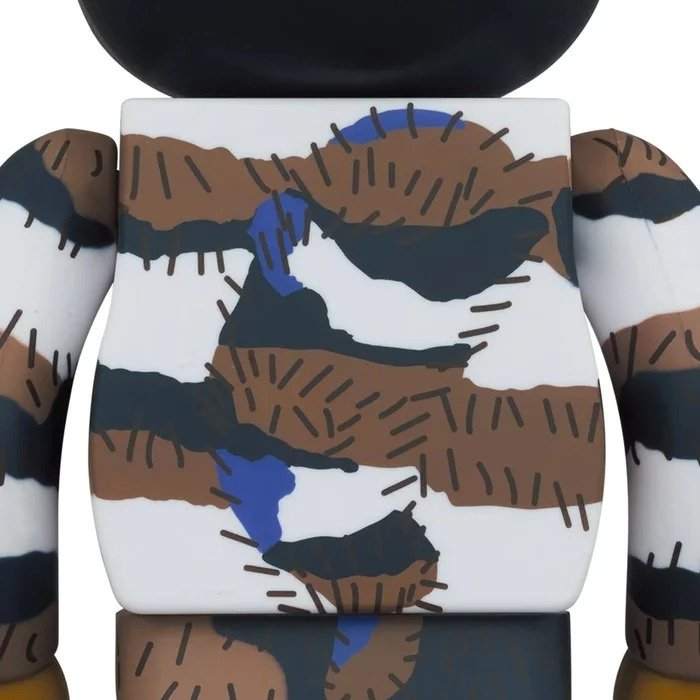 1000% Bearbrick - Yoko Sano the cat that lived a Million times Tora Ne