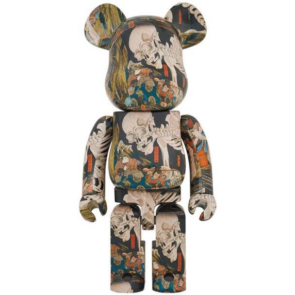 1000% Bearbrick - The Haunted Old Palace At Soma (Utagawa Kuniyoshi),