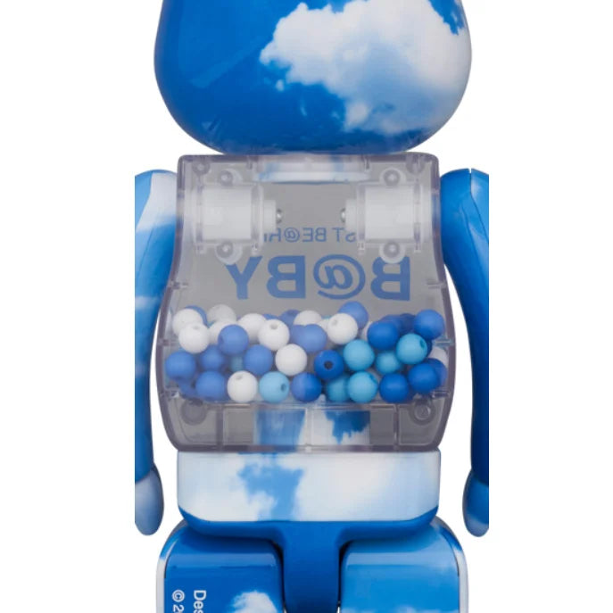 400% & 100% Bearbrick set - My First Bearbrick Baby (Blue Sky edition)-Medicom Toy-Bearbrick