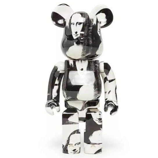1000% Bearbrick - Andy Warhol (Double Mona Lisa)