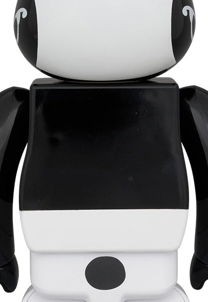 400% Bearbrick - Smurf (Svart)