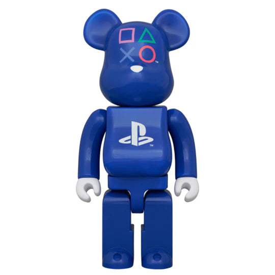 400% Bearbrick - PlayStation (Blue ed.)
