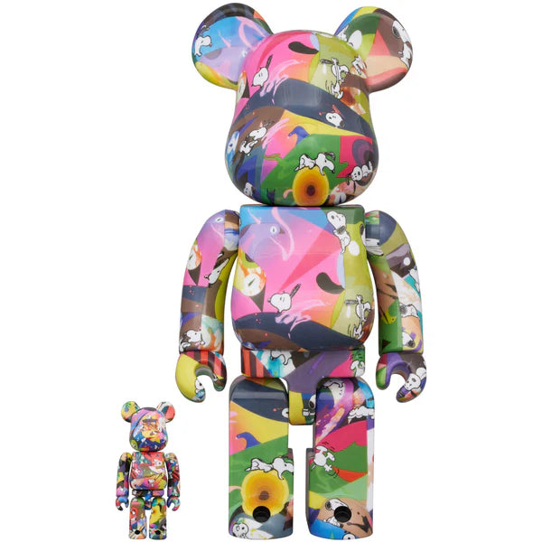 400% & 100% Bearbrick Set - Tomokazu Matsuyama - Jordnötter