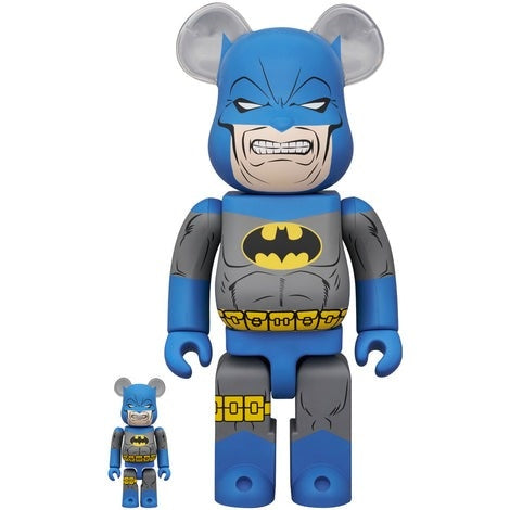 400% & 100% Bearbrick-set - Batman (The Dark Knight Returns)