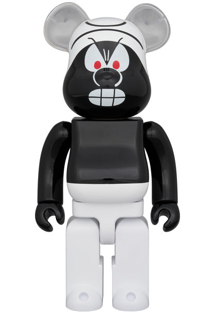 400% Bearbrick - Smurf (Svart)