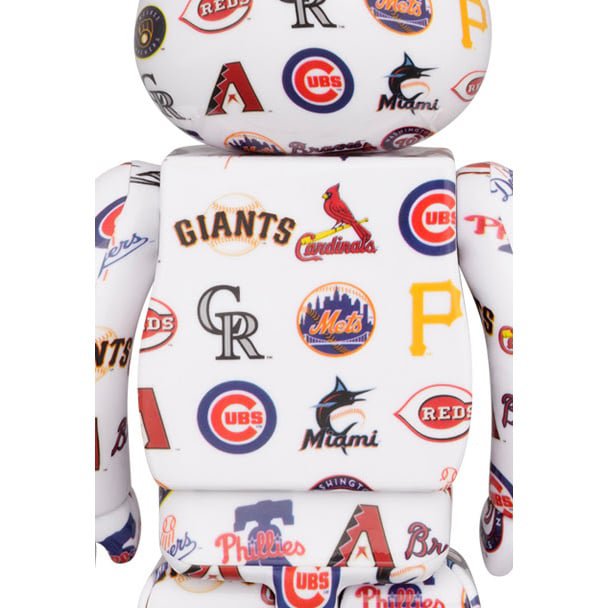 400% &amp; 100% Bearbrick Set - MLB National League