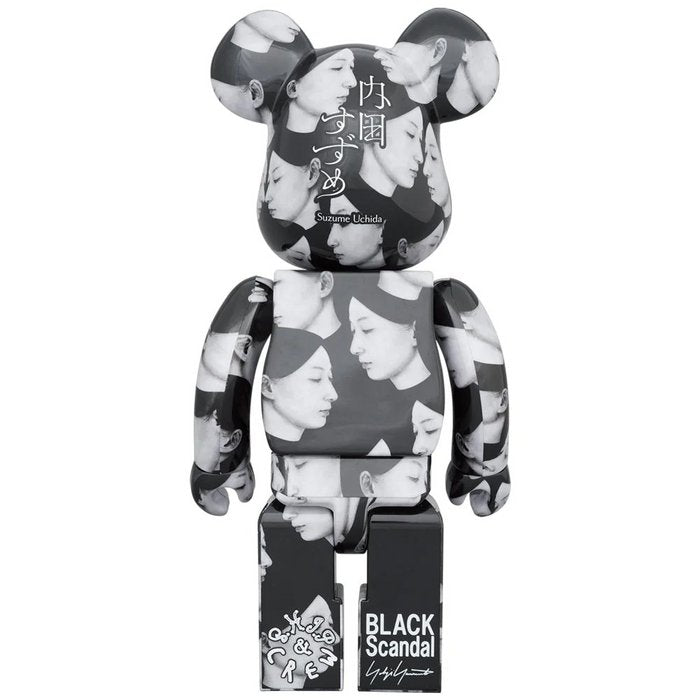 400 % &amp; 100 % Bearbrick Set - Flera jag - Black Scandal (Yohji Yamamoto x Suzume Uchida)