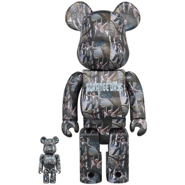 400% &amp; 100% Bearbrick Set - Strange Days (The Doors)