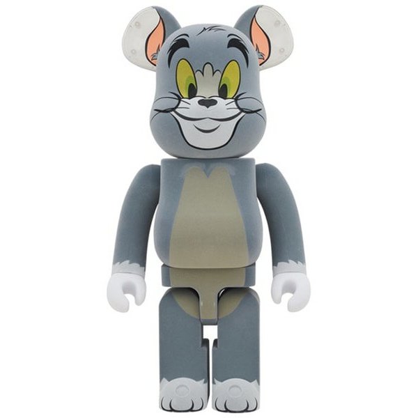 400% &amp; 100% Bearbrick set - Tom Flocky edition (Tom &amp; Jerry)