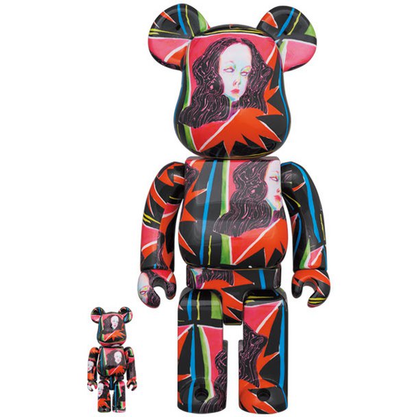 400% &amp; 100% Bearbrick Set - Goddess (Saiko Otake)