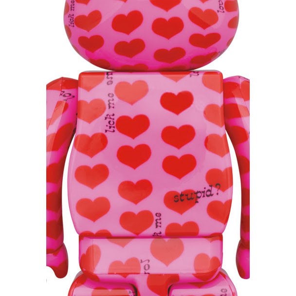 400% &amp; 100% Bearbrick Set - Pink Heart från HIDE