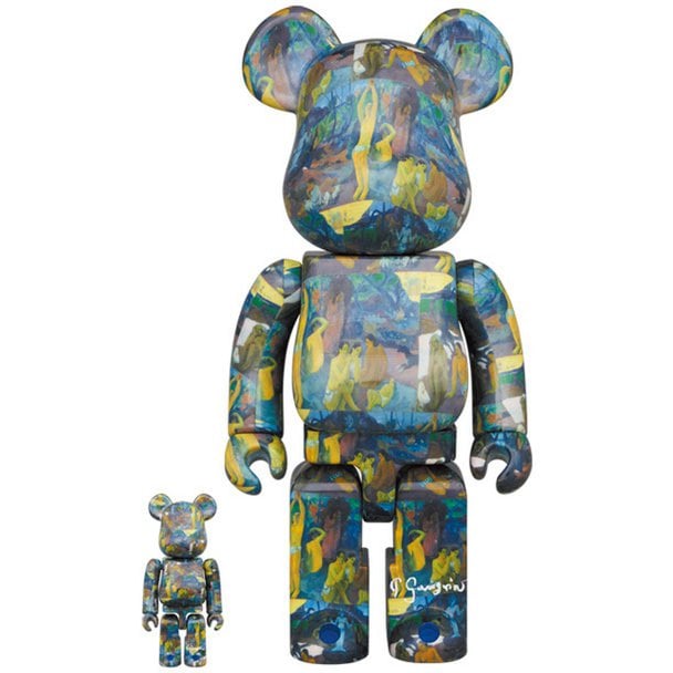 400% &amp; 100% Bearbrick set - Var kommer vi ifrån? (Paul Gauguin)