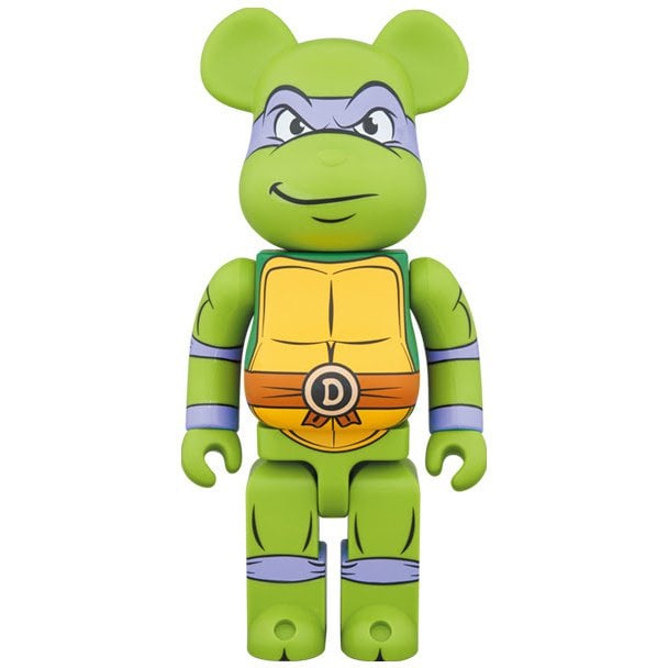 1000 % Bearbrick - Donatello (Teenage Mutant Ninja Turtles)