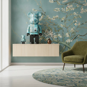 400% & 100% Bearbrick Set – Almond Blossoms (BAPE x Van Gogh) | 400% & 100% Bearbrick Set – Almond Blossoms (BAPE x Van Gogh) | Køb hos Bearbrick.dk