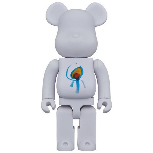 400% Bearbrick - Nujabes Hydeout-logotyp