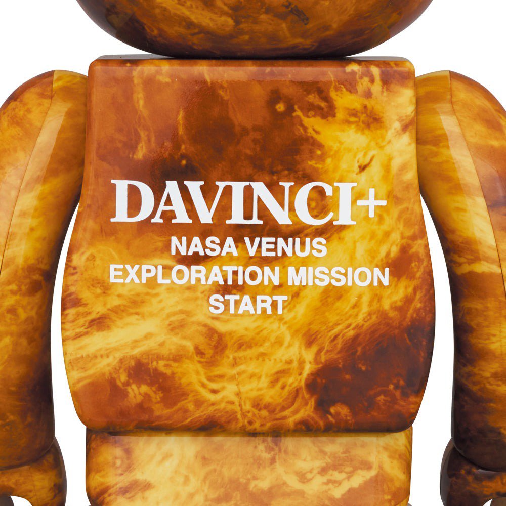 400 % &amp; 100 % Bearbrick - Venus (NASA x Davinci+ Exploration)