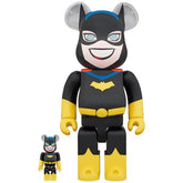 400% &amp; 100% Bearbrick Set - Batgirl (The New Batman Adventures)