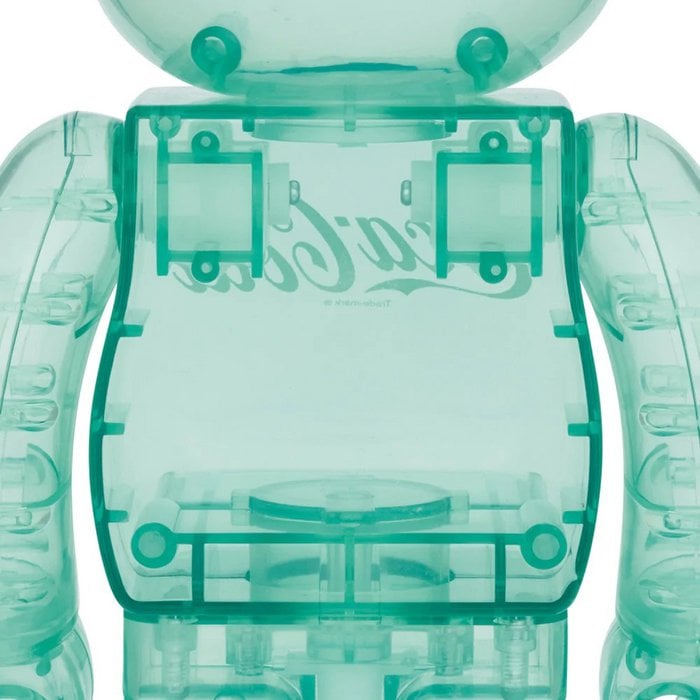 400% &amp; 100% Bearbrick Set - Coca-Cola (Georgia Green)