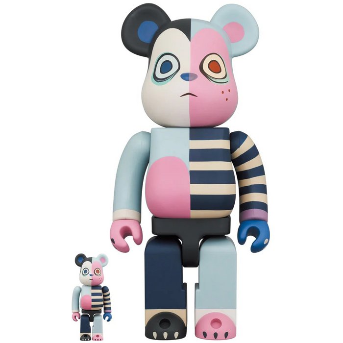 400 % &amp; 100 % Bearbrick Set - Lauren Tsai (andra ver.)