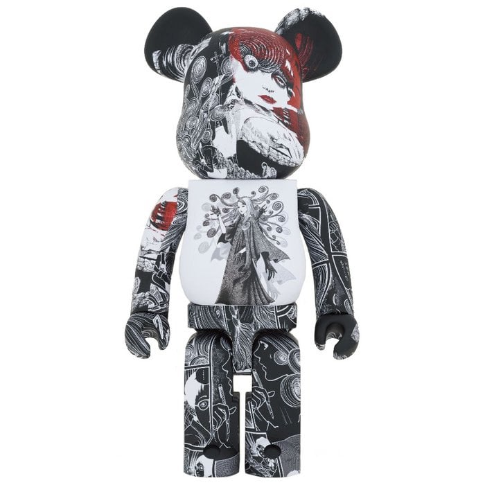 1000 % Bearbrick - S'YTE x Junji Ito UZUMAKI