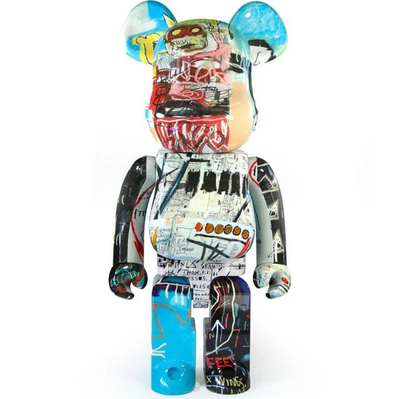 1000 % Bearbrick - Jean-Michel Basquiat (Specialutgåva BWWT 3)