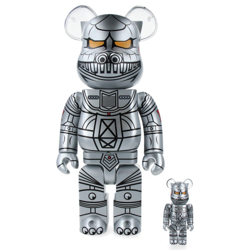 400 % &amp; 100 % Bearbrick Set - Mechagodzilla (1974)