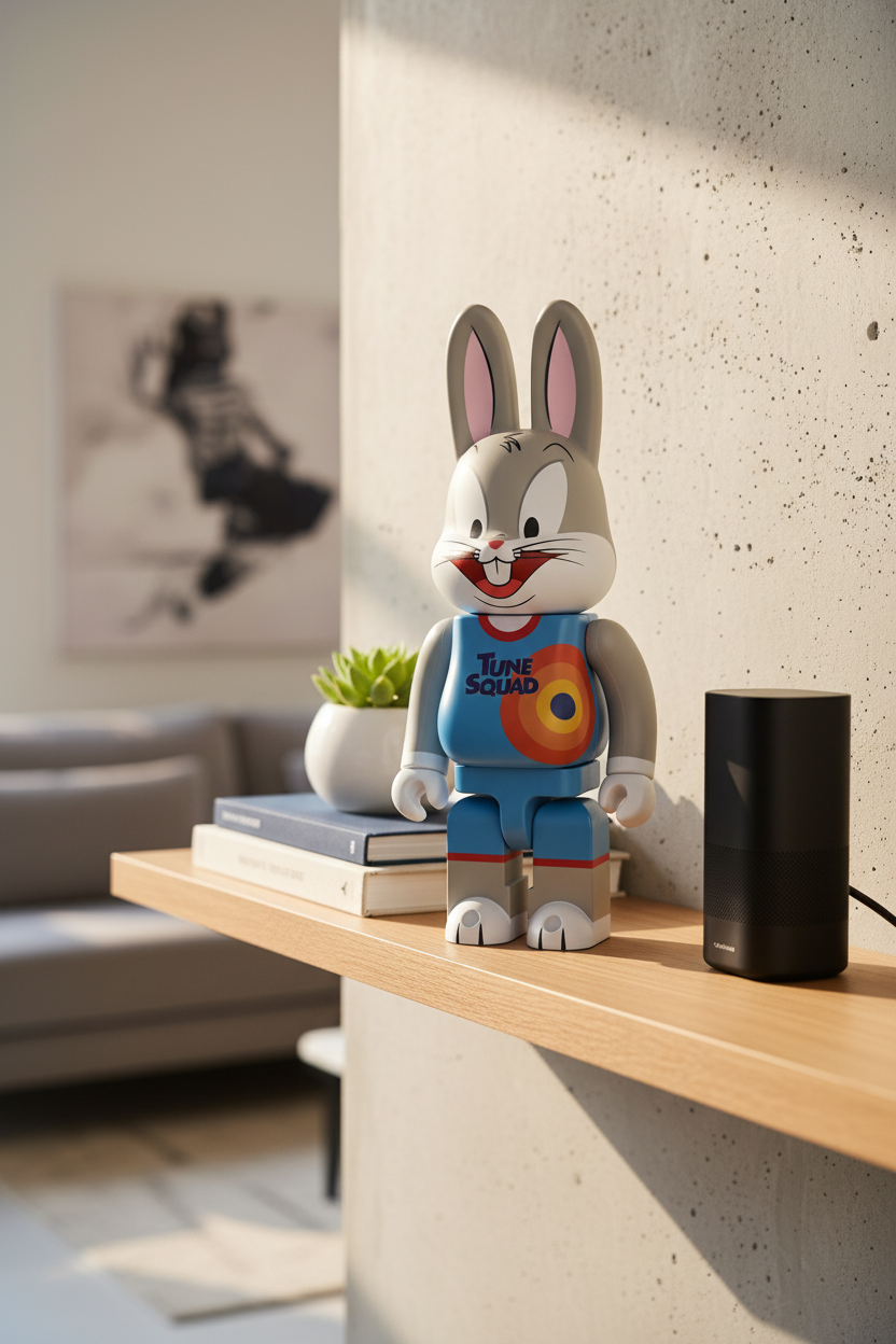 400% & 100% Rabbrick set - Bugs Bunny (Space Jam)-Medicom Toy-Bearbrick