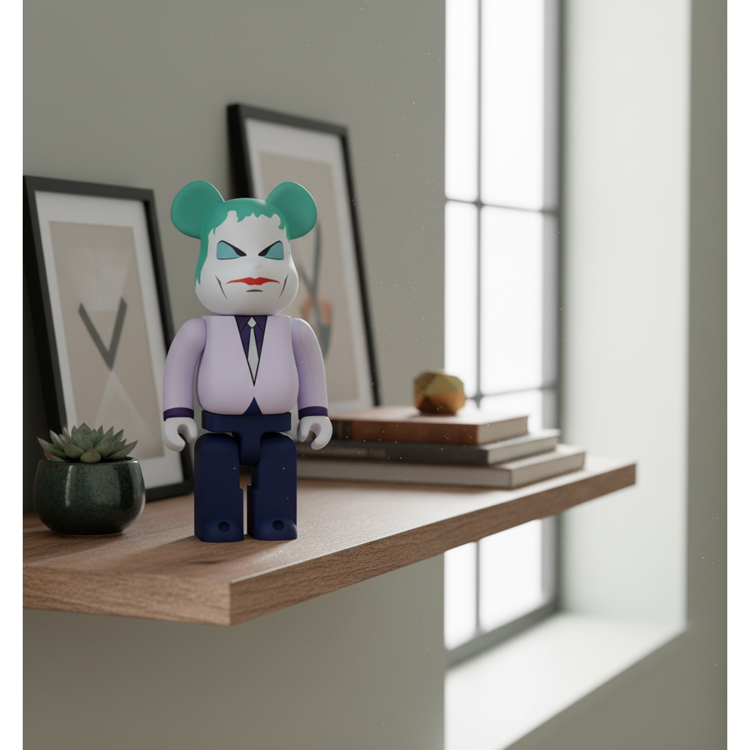 400% Bearbrick - The Joker (The Dark Knight Returns)-Medicom Toy-Bearbrick