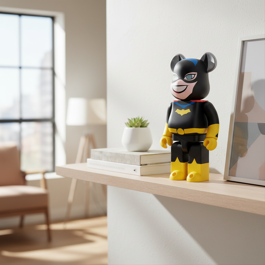 400% & 100% Bearbrick sæt - Batgirl (The New Batman Adventures)-Medicom Toy-Bearbrick