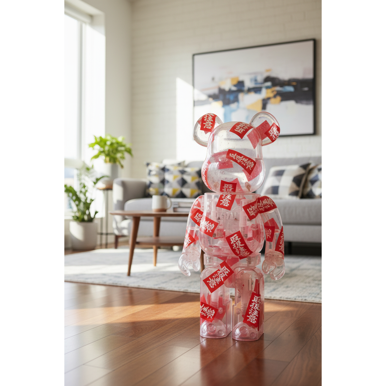 1000% Bearbrick - BlackEyePatch-Medicom Toy-Bearbrick
