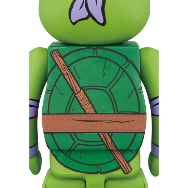 1000 % Bearbrick - Donatello (Teenage Mutant Ninja Turtles)