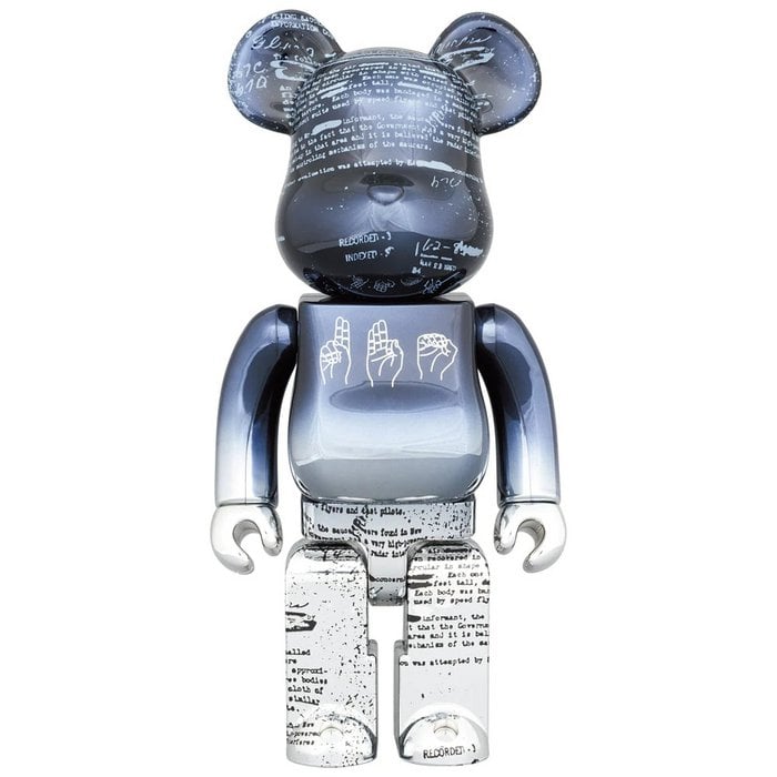 400 % Bearbrick - UFO (andra versionen)