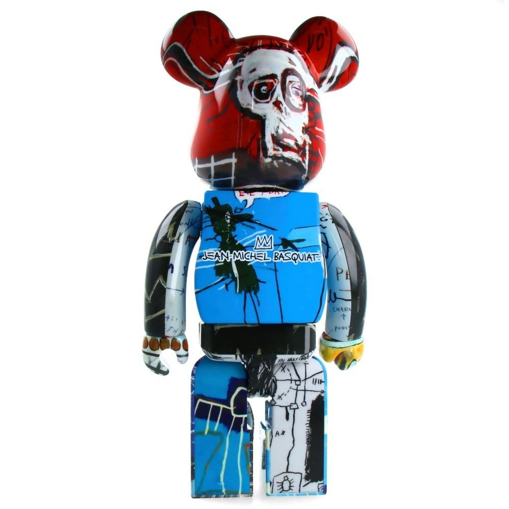 400% &amp; 100% Bearbrick Set - Jean-Michel Basquiat (Special Edition BWWT 3)