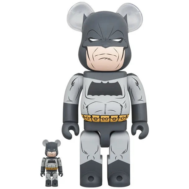 400% &amp; 100% Bearbrick Set - Batman (The Dark Knight Returns)