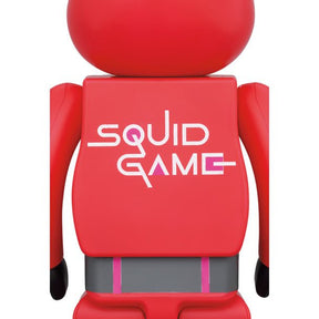 400% &amp; 100% Bearbrick Set - Squid Game (Triangel Guard) 