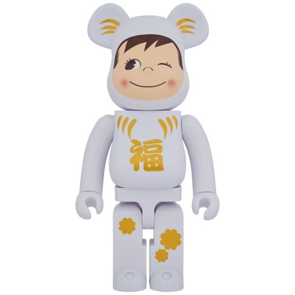 1000 % Bearbrick - Daruma x Poko-chan (Vit // Harmony)