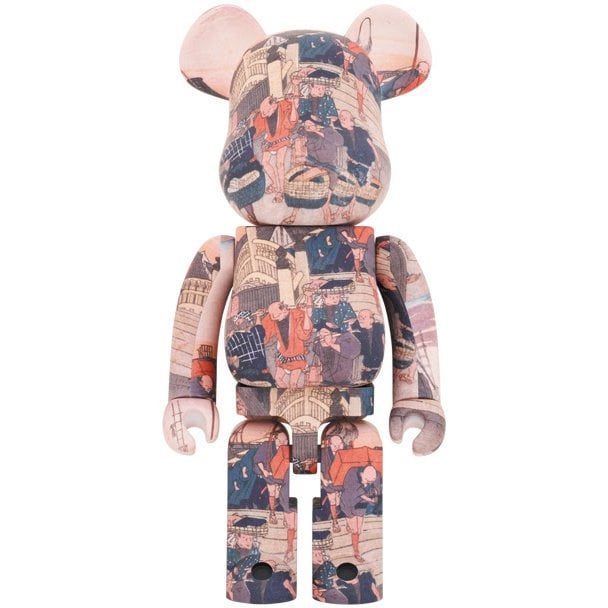 1000 % Bearbrick - ''De 53 stationerna" (Utagawa Kuniyoshi)