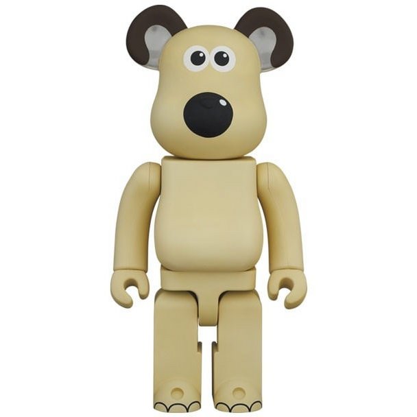 400% &amp; 100% Bearbrick Set - Gromit (Wallace &amp; Gromit)