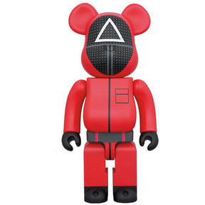 1000 % Bearbrick - Squid Game (Triangel Guard)