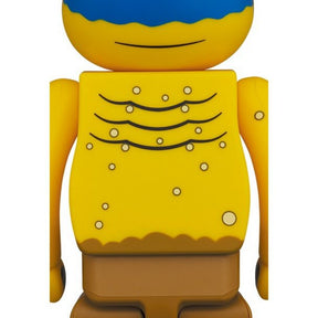 400% &amp; 100% Bearbrick Set - Cyclops (The Simpsons)