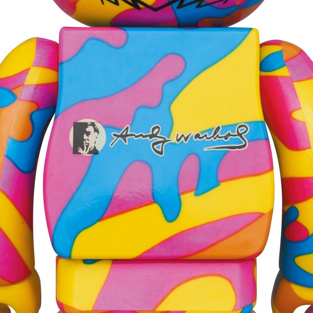 400% &amp; 100% Bearbrick Set - Andy Warhol (Special Edition BWWT 3)