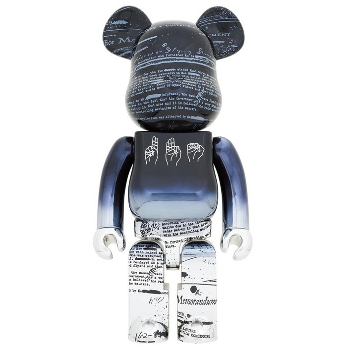 1000 % Bearbrick - UFO (andra versionen)