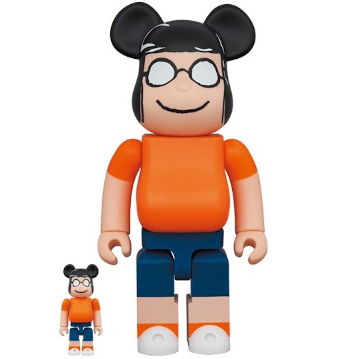 400% &amp; 100% Bearbrick Set - Marcie (jordnötter)