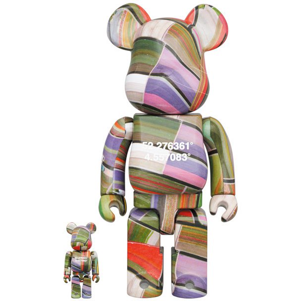 400% &amp; 100% Bearbrick Set - Lisse Översikt (Benjamin Grant)