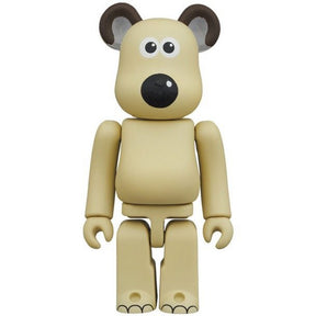 400% &amp; 100% Bearbrick Set - Gromit (Wallace &amp; Gromit)