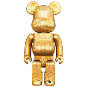 400% &amp; 100% Bearbrick Set - Yu-Gi-Oh! (Millennium Puzzle - Light ed.)