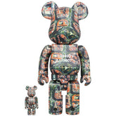 400% &amp; 100% Bearbrick Set - Barcelona Översikt (Benjamin Grant)