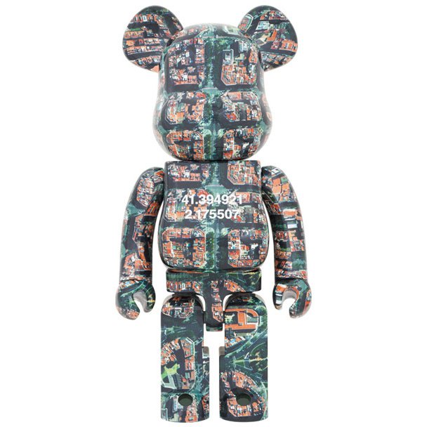 1000 % Bearbrick - Barcelona översikt (Benjamin Grant)