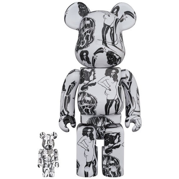 400% &amp; 100% Bearbrick Set - Planet (Saiko Otake)